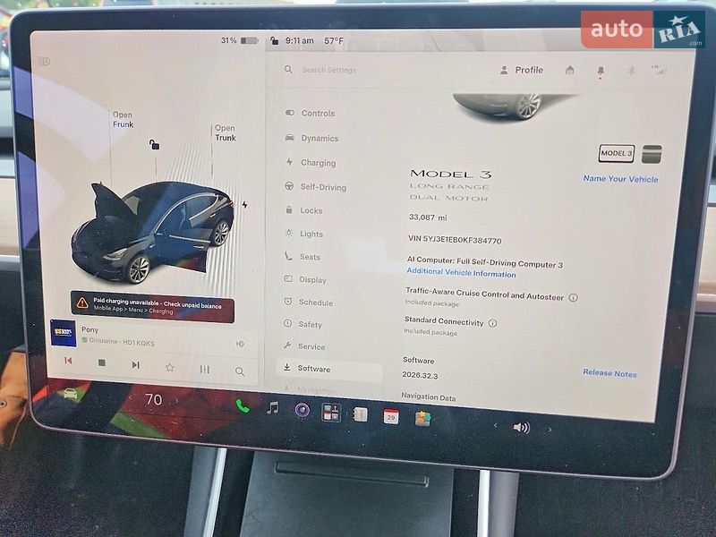 Седан Tesla Model 3 2019 в Києві