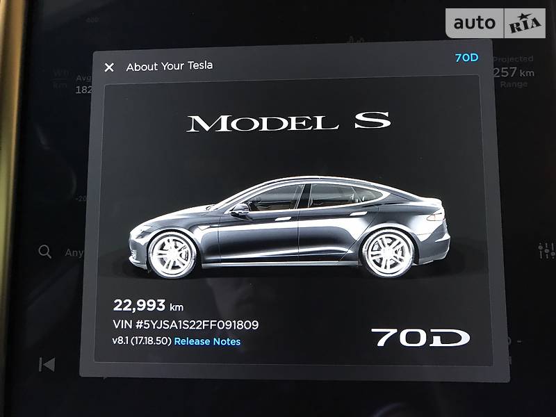 Седан Tesla Model S 2015 в Киеве