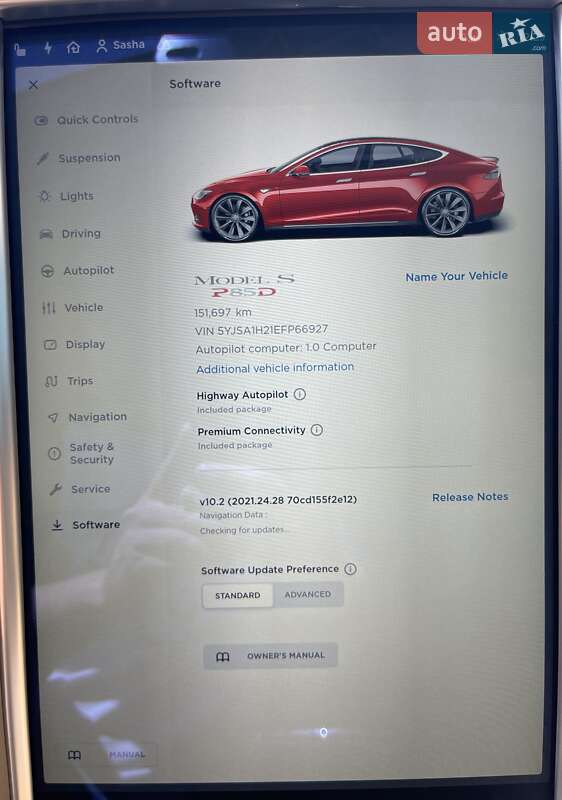 Лифтбек Tesla Model S 2014 в Черновцах