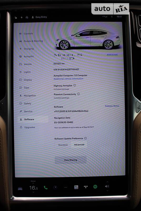 Ліфтбек Tesla Model S 2015 в Києві