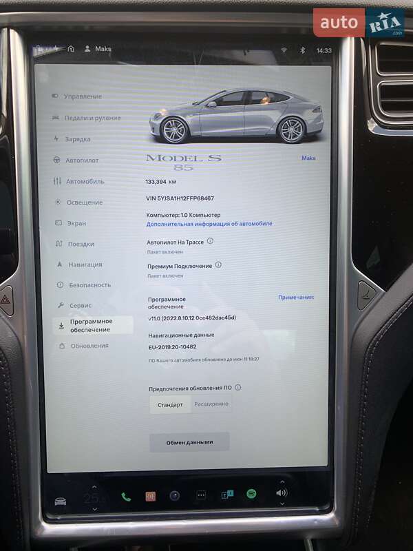 Лифтбек Tesla Model S 2015 в Запорожье