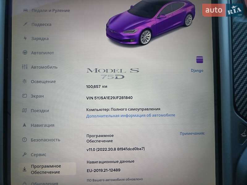 Лифтбек Tesla Model S 2018 в Киеве