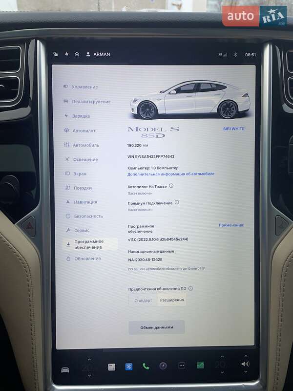 Ліфтбек Tesla Model S 2015 в Києві