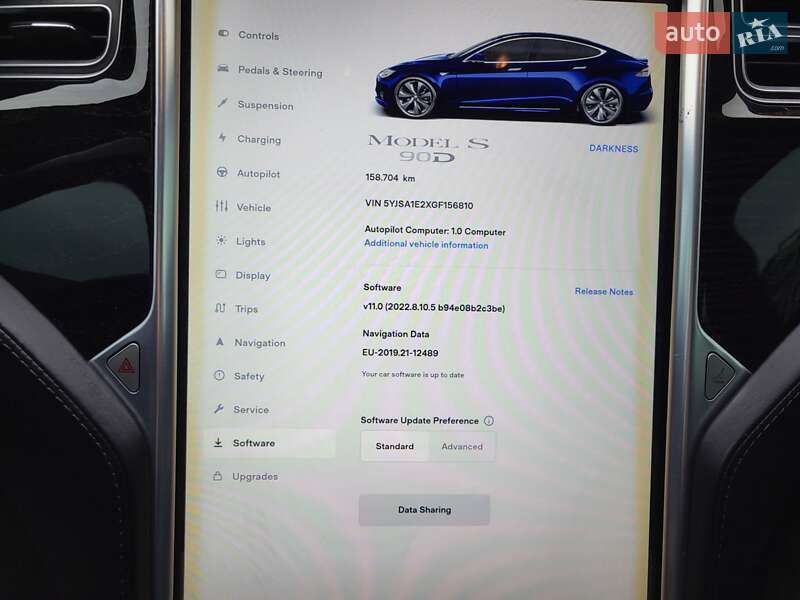 Ліфтбек Tesla Model S 2016 в Києві фото 15 Ліфтбек Tesla Model S 2016 в Києві