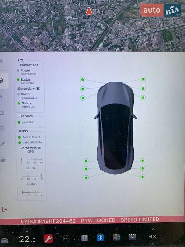 Ліфтбек Tesla Model S 2017 в Запоріжжі