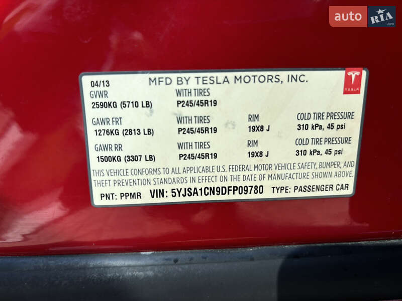 Ліфтбек Tesla Model S 2013 в Одесі
