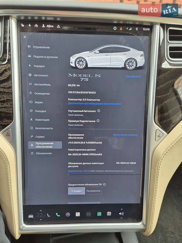 Ліфтбек Tesla Model S 2016 в Вінниці