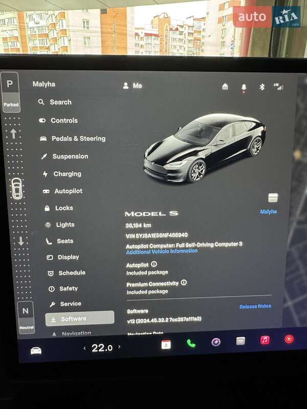 Лифтбек Tesla Model S 2022 в Виннице