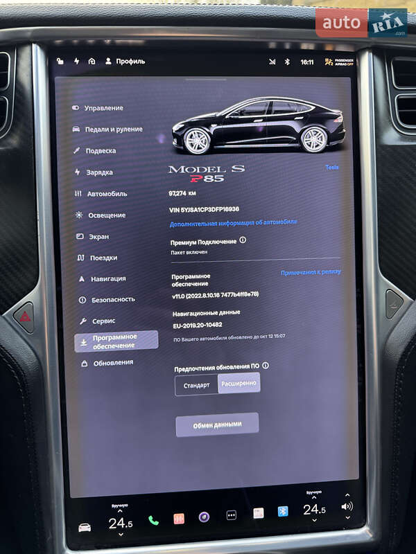 Лифтбек Tesla Model S 2013 в Львове