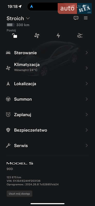 Ліфтбек Tesla Model S 2017 в Косові