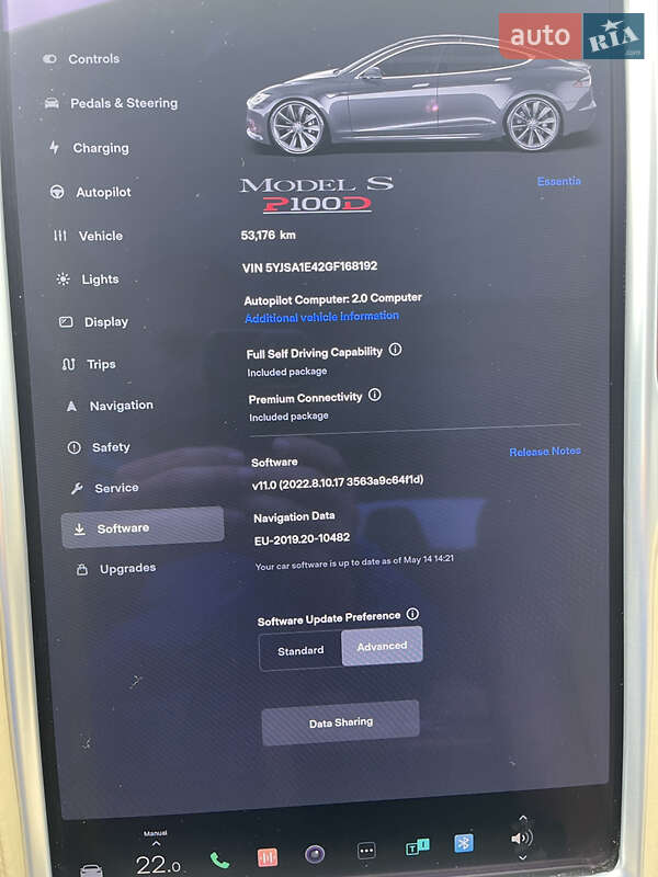 Лифтбек Tesla Model S 2016 в Киеве