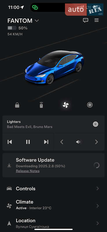 Лифтбек Tesla Model S 2017 в Черкассах