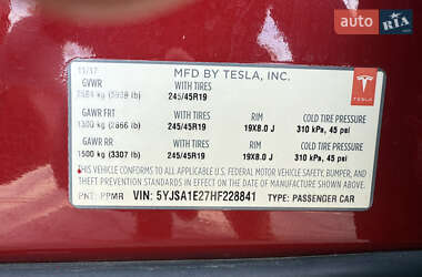 Лифтбек Tesla Model S 2017 в 
