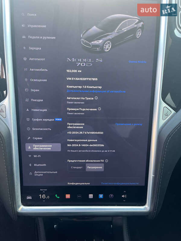 Ліфтбек Tesla Model S 2015 в Києві
