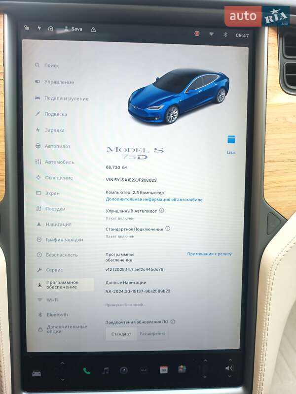 Лифтбек Tesla Model S 2018 в Киеве