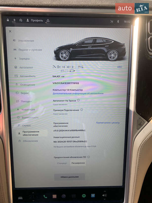 Лифтбек Tesla Model S 2015 в Львове
