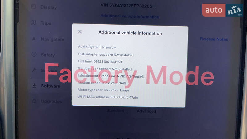 Ліфтбек Tesla Model S 2014 в Кривому Розі