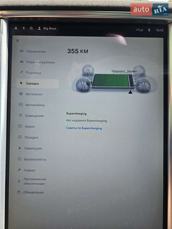 Лифтбек Tesla Model S 2015 в Харькове