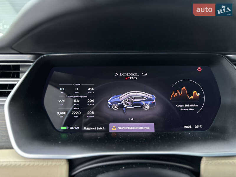 Ліфтбек Tesla Model S 2014 в Запоріжжі