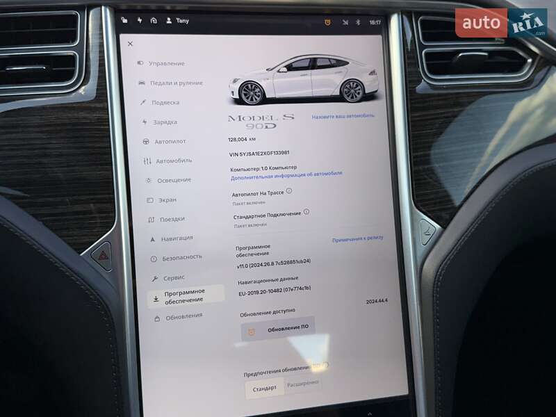 Ліфтбек Tesla Model S 2016 в Києві
