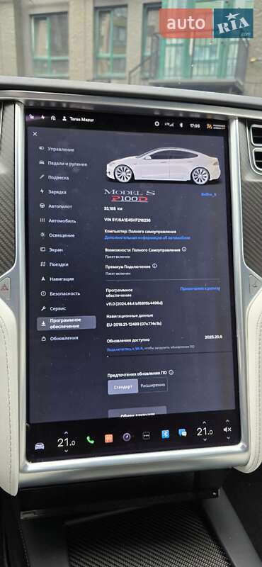 Лифтбек Tesla Model S 2017 в Киеве