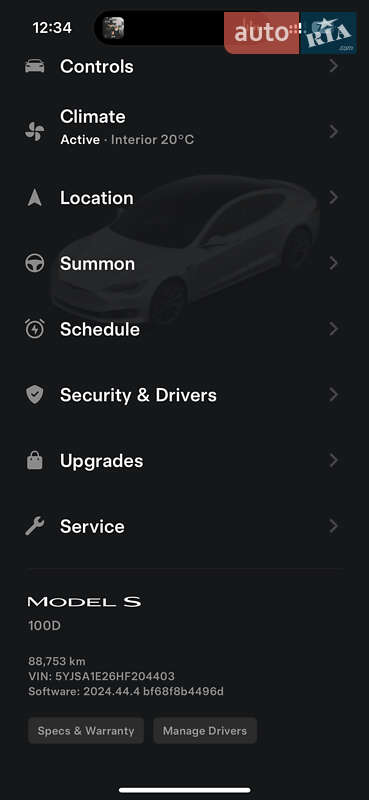 Ліфтбек Tesla Model S 2017 в Гайсину