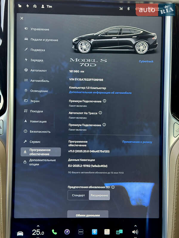 Лифтбек Tesla Model S 2015 в Кременчуге