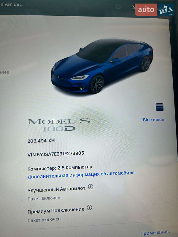 Ліфтбек Tesla Model S 2018 в Чернівцях
