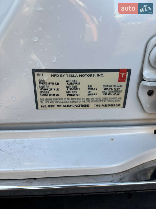 Лифтбек Tesla Model S 2012 в Луцке фото 28 Лифтбек Tesla Model S 2012 в Луцке