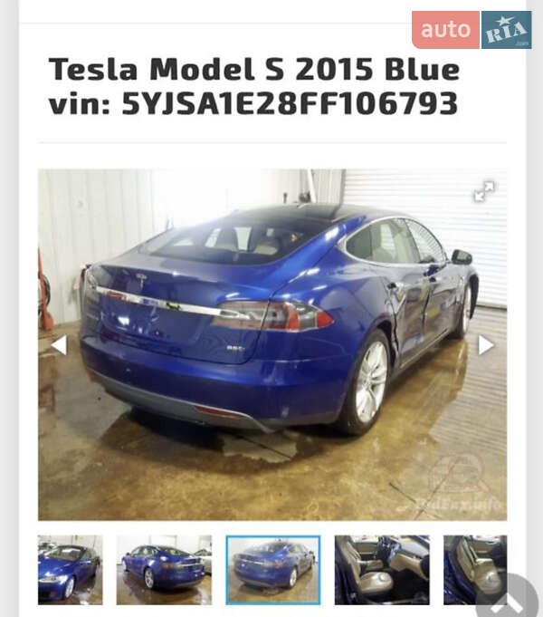 Ліфтбек Tesla Model S 2015 в Хмельницькому