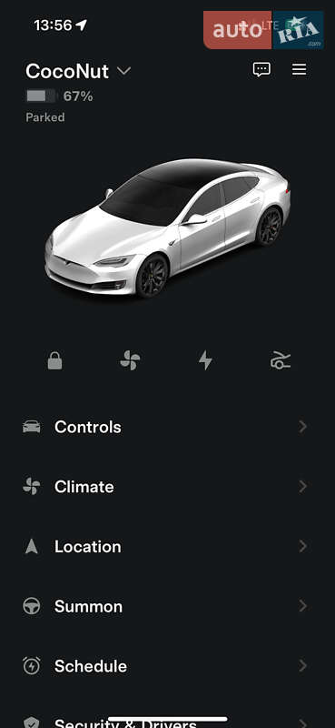Лифтбек Tesla Model S 2016 в Черкассах