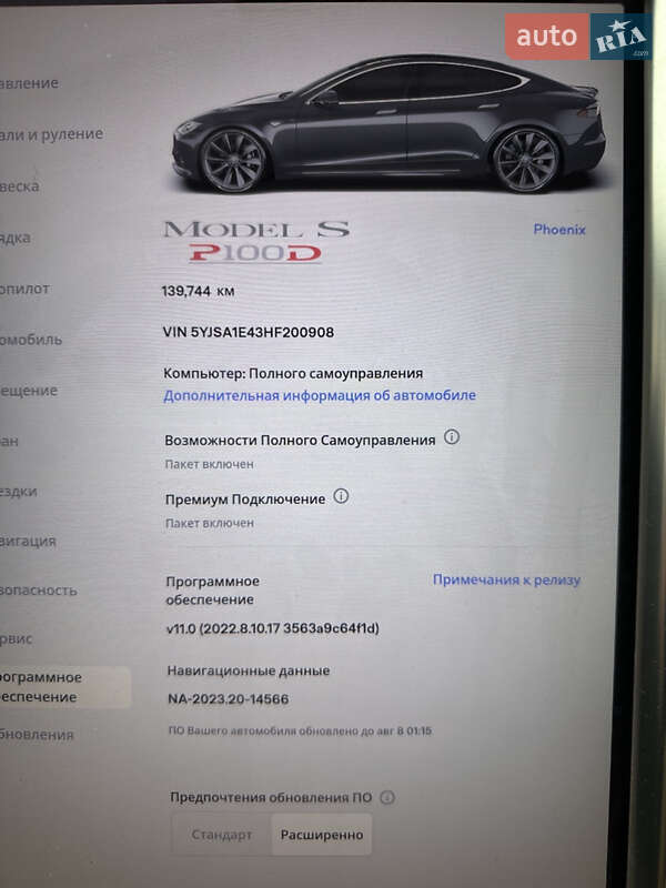 Ліфтбек Tesla Model S 2017 в Києві