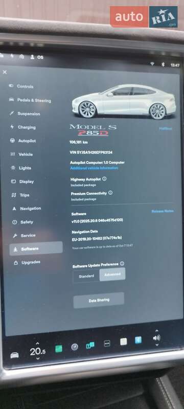 Лифтбек Tesla Model S 2014 в Львове фото 16 Лифтбек Tesla Model S 2014 в Львове