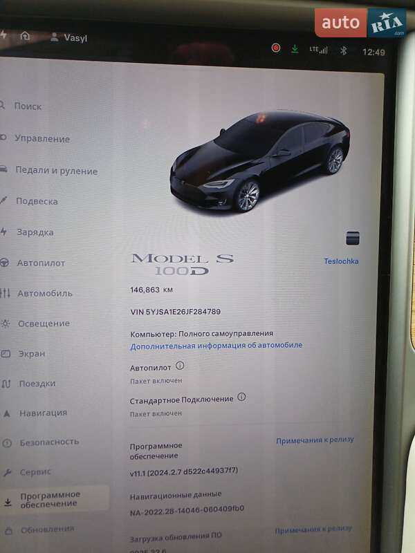 Ліфтбек Tesla Model S 2018 в Івано-Франківську