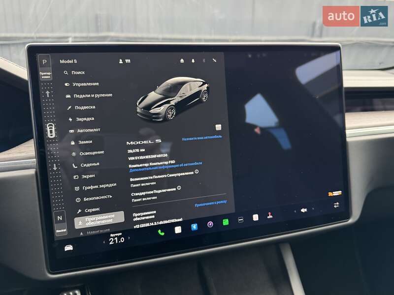 Ліфтбек Tesla Model S 2021 в Києві фото 12 Ліфтбек Tesla Model S 2021 в Києві