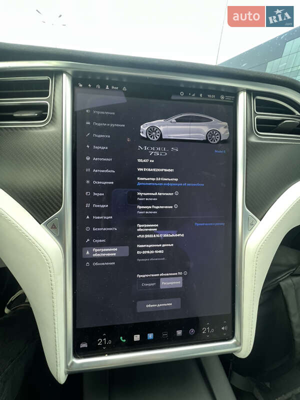 Ліфтбек Tesla Model S 2017 в Львові фото 11 Ліфтбек Tesla Model S 2017 в Львові