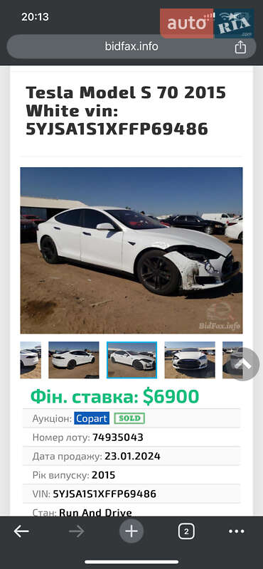 Лифтбек Tesla Model S 2015 в Ровно фото 3 Лифтбек Tesla Model S 2015 в Ровно