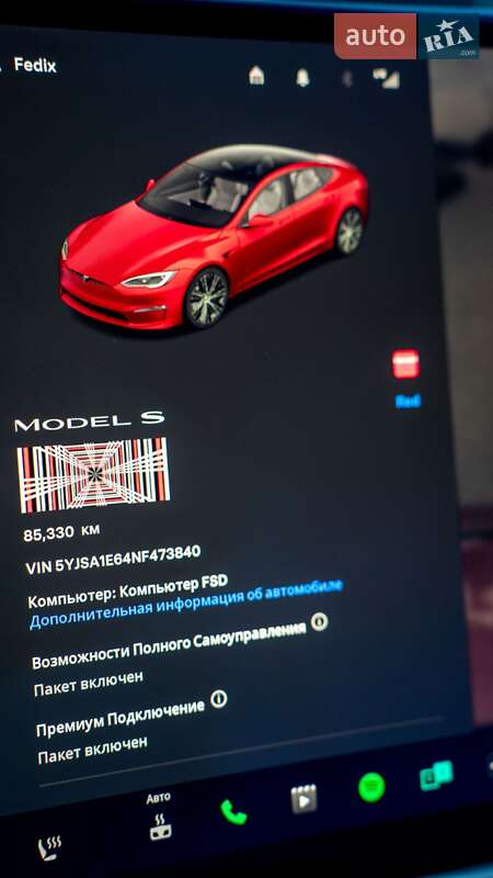 Лифтбек Tesla Model S 2022 в Киеве фото 20 Лифтбек Tesla Model S 2022 в Киеве