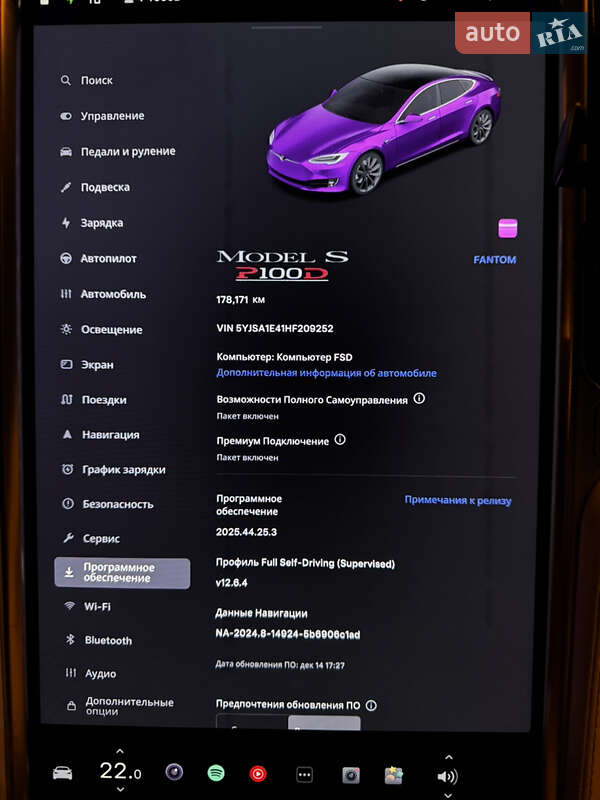 Лифтбек Tesla Model S 2017 в Черкассах