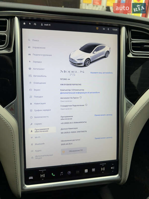 Ліфтбек Tesla Model S 2016 в Тернополі