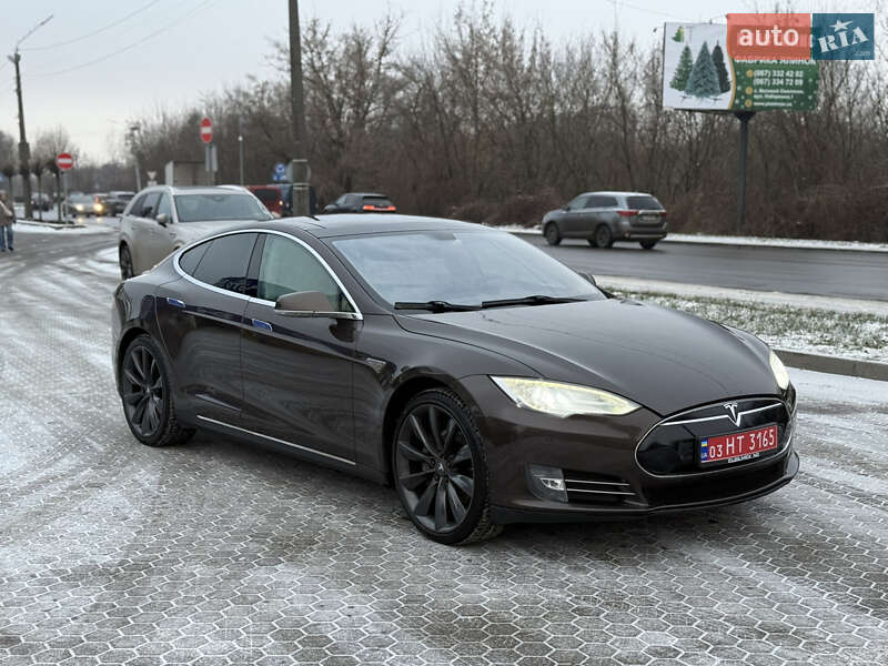 2014 Tesla Model-S, VIN 5YJSA3H12EFP42607:plate — фото 1 (autoria)