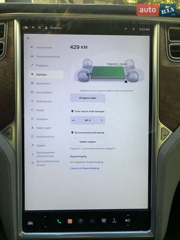 Лифтбек Tesla Model S 2016 в Львове