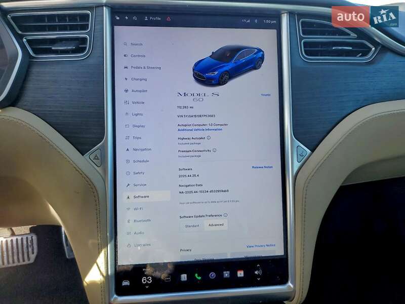 Лифтбек Tesla Model S 2014 в Полтаве
