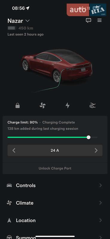 Лифтбек Tesla Model S 2020 в Ужгороде