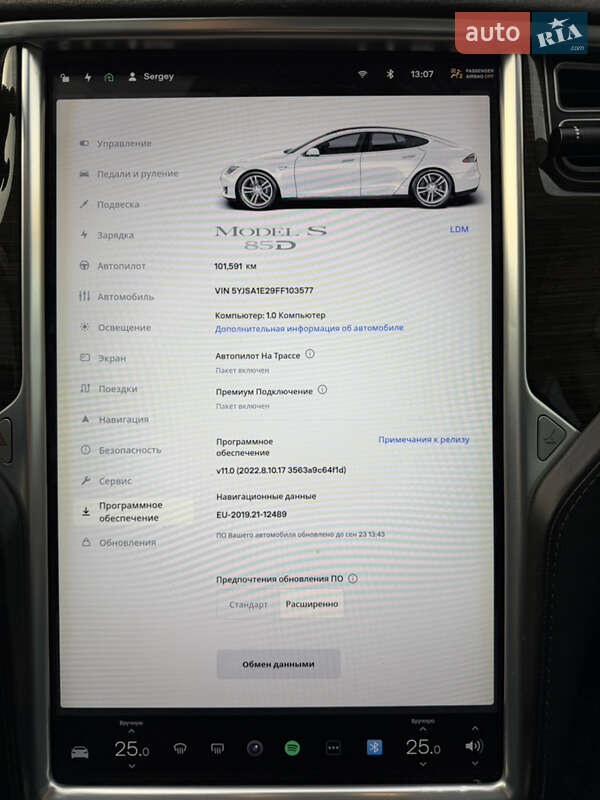 Ліфтбек Tesla Model S 2015 в Києві