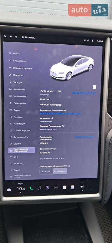 Ліфтбек Tesla Model S 2019 в Львові фото 58 Ліфтбек Tesla Model S 2019 в Львові