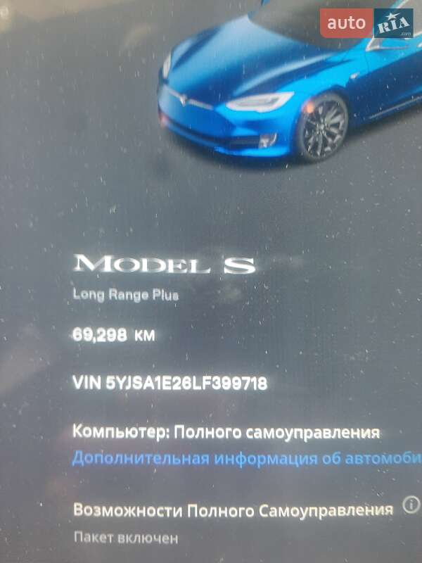 Лифтбек Tesla Model S 2020 в Львове