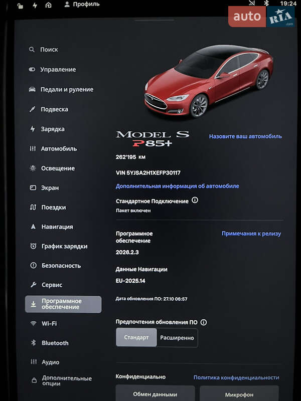 Ліфтбек Tesla Model S 2014 в Львові