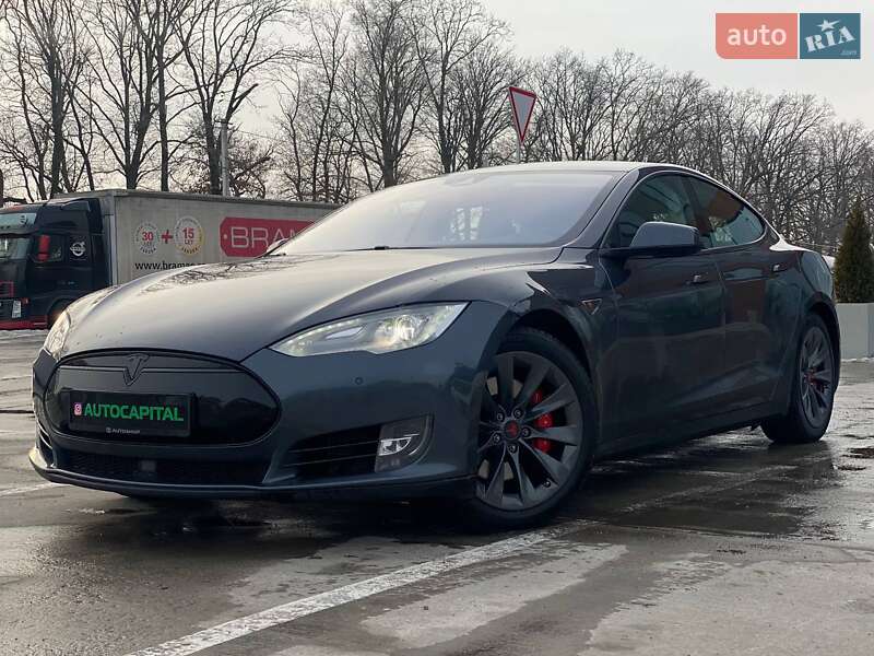2015 Tesla Model-S, VIN 5YJSA7H24FFP72855:plate — фото 1 (autoria)