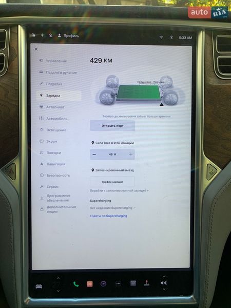 Лифтбек Tesla Model S 2016 в Львове